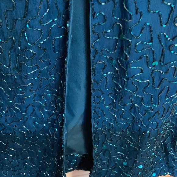 Sequin prom / wedding formal  gown by Scala - Picture 6 of 12